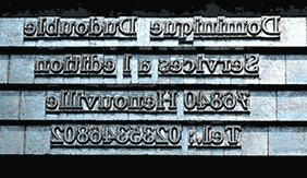 bloc de composition (linotype)